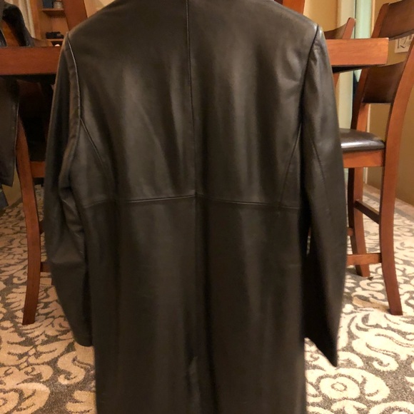 Apt. 9 Black leather coat/blazer - Picture 5 of 6